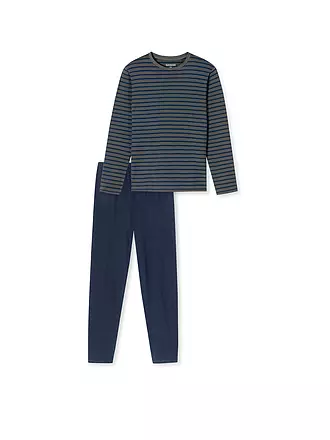 SCHIESSER | Pyjama anthrazit | 